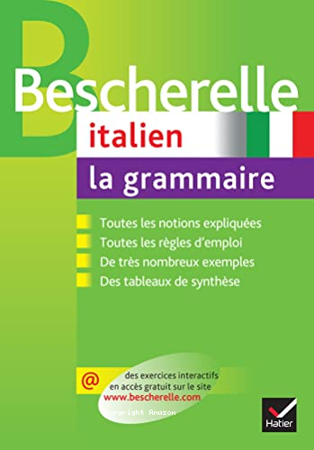 Italien, la grammaire